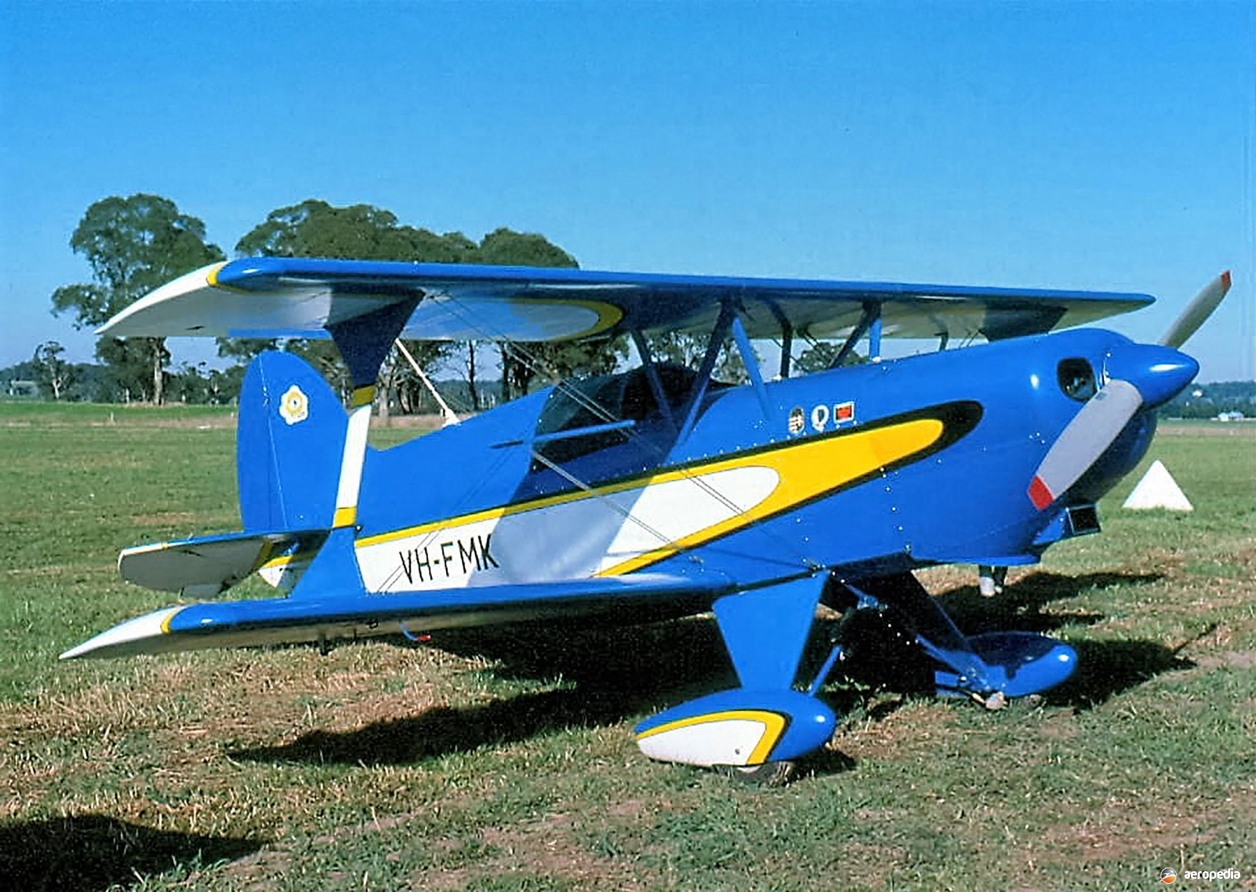 Acro Sport II VH-FMK at Cowra · The Encyclopedia of Aircraft David