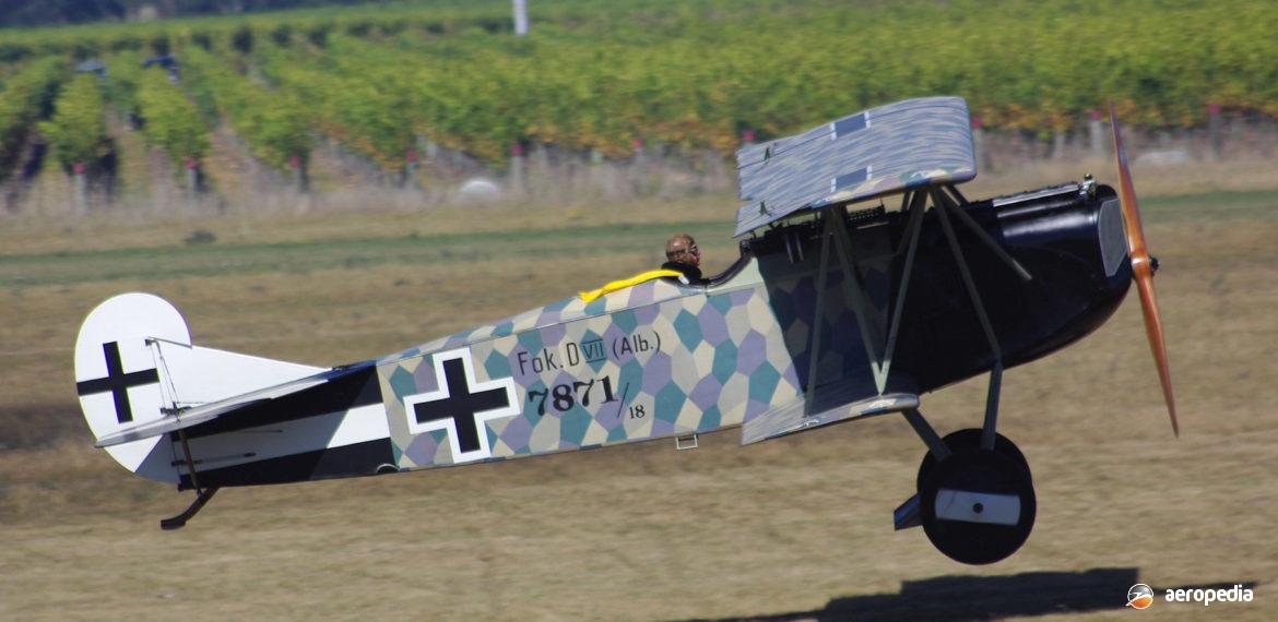 Fokker D.VII - Aeropedia The Encyclopedia Of Aircrafts - Australia - New Zealand