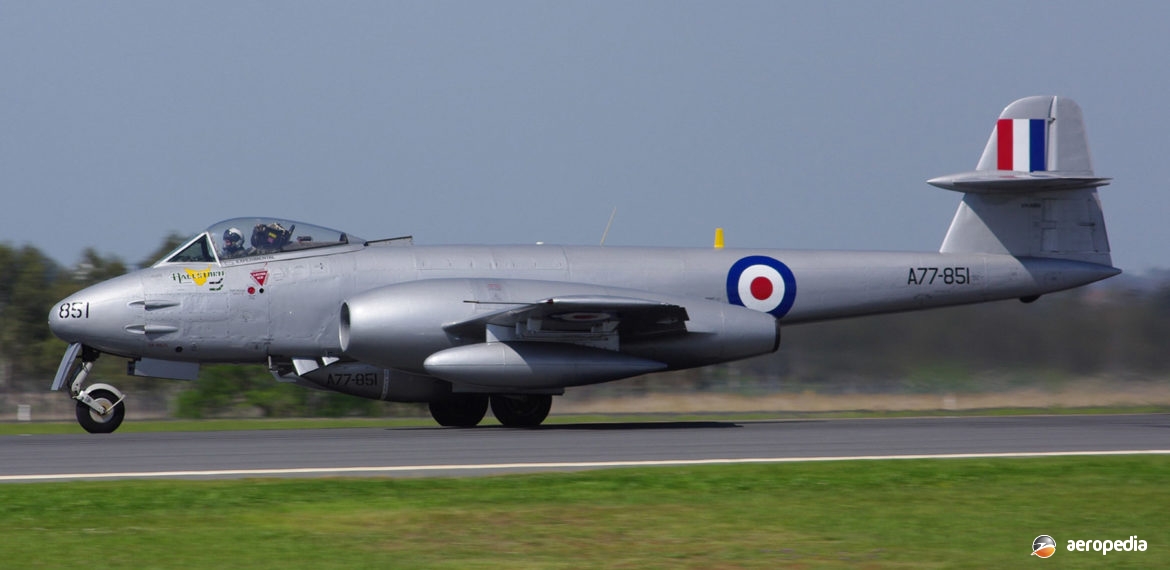 Gloster Meteor F 8 - Aeropedia The Encyclopedia Of Aircrafts - Australia - New Zealand