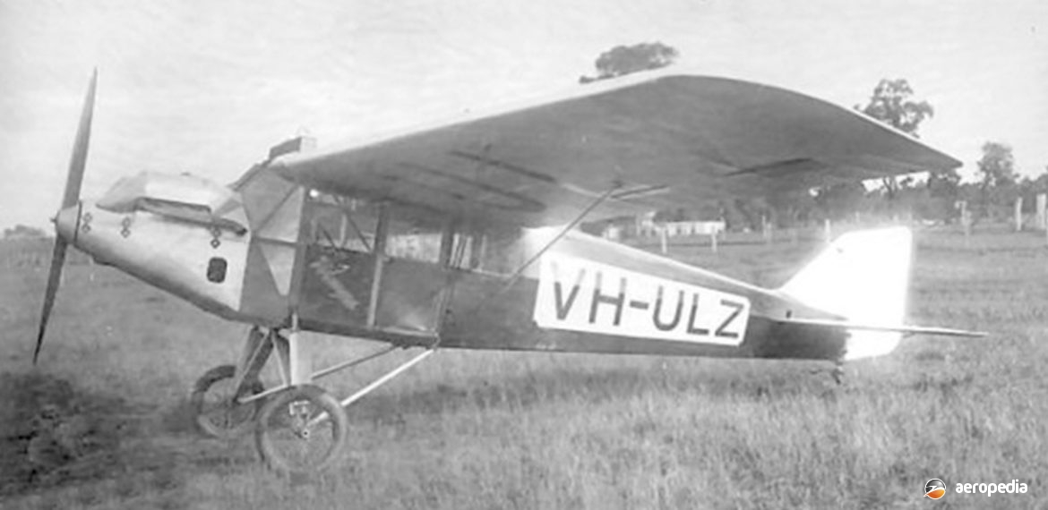 Jones Wonga-Aeropedia The Encyclopedia Of Aircrafts-Australia-New Zealand