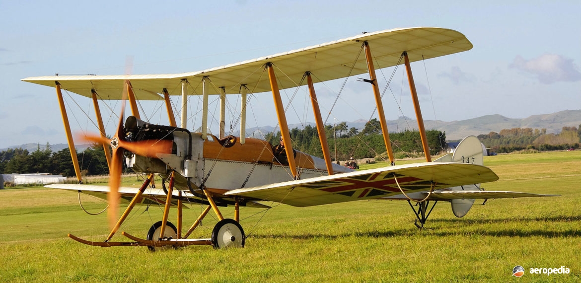 Royal Aircraft Factory 1912 B.E.2 First Flight From New Base New Zealand  2016 